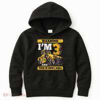 Birthday Boy 3 Construction 3rd Birthday Roller 3rd Birthday Kids Hoodie thumb 0