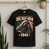 Big Boy 4014 Steam Locomotive American Legacy T-Shirt thumb 2