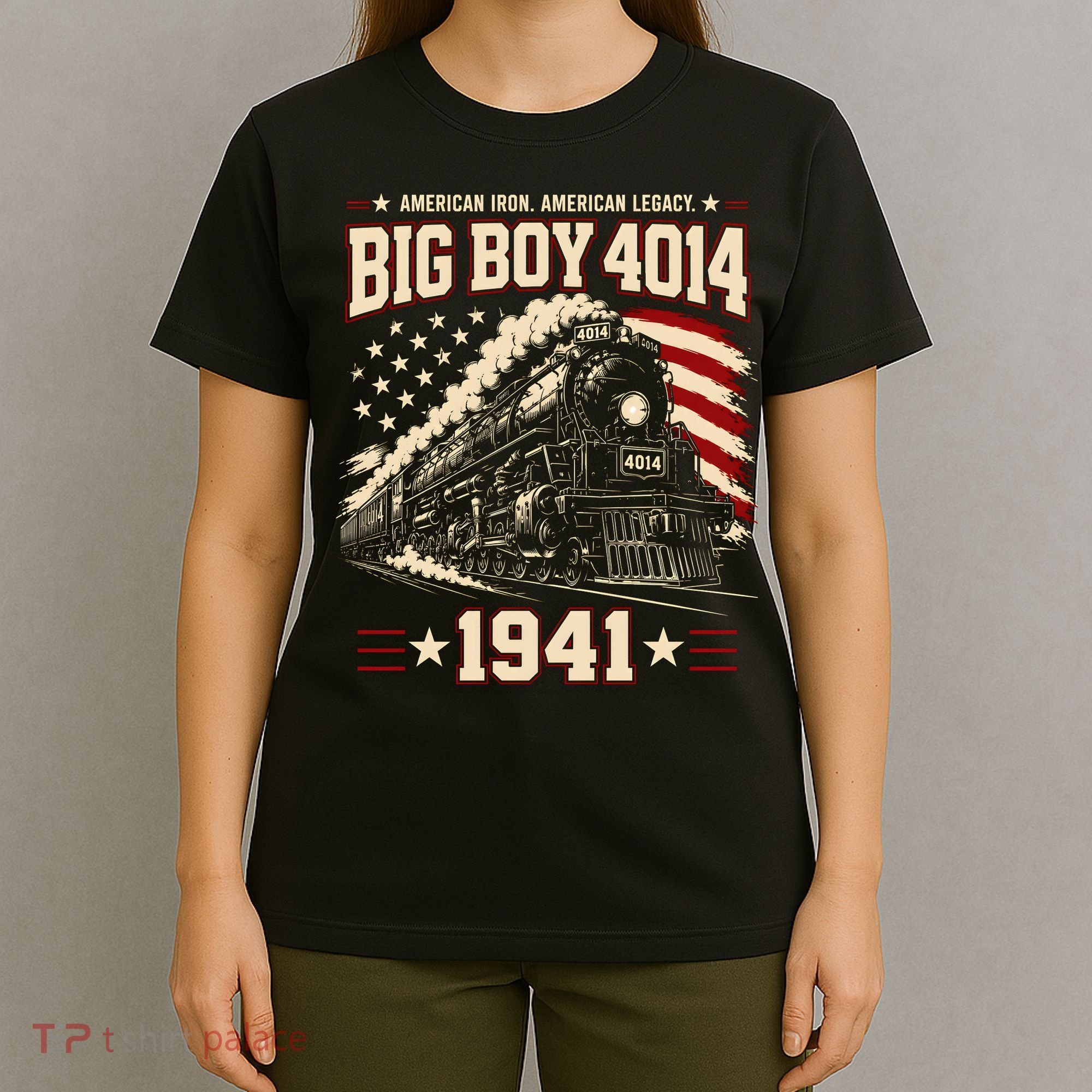 Big Boy 4014 Steam Locomotive American Legacy T-Shirt