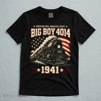 Big Boy 4014 Steam Locomotive American Legacy T-Shirt thumb 5