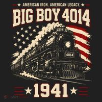 Big Boy 4014 Steam Locomotive American Legacy Beanie thumb 2