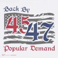 Back By 45 47 Popular Demand Funny America Flag Trump Won Mousepad thumb 1