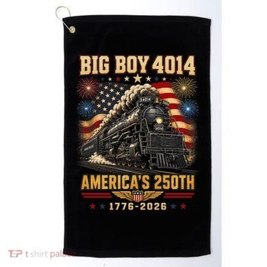 Big Boy 4014 America's 250th Commemorative Train Golf Towel