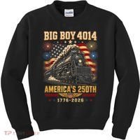 Big Boy 4014 America's 250th Commemorative Train Kids Sweatshirt thumb 0
