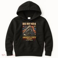 Big Boy 4014 America's 250th Commemorative Train Kids Hoodie thumb 0