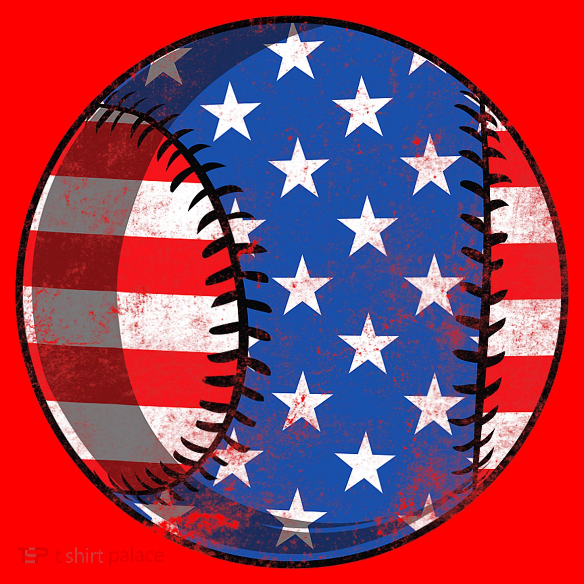 Baseball Ball 4th Of July Boys American Flag Santa Hat