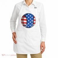 Baseball Ball 4th Of July Boys American Flag Apron thumb 2