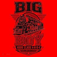 Big Boy 4000 Class Steam Locomotive American Train Santa Hat thumb 1