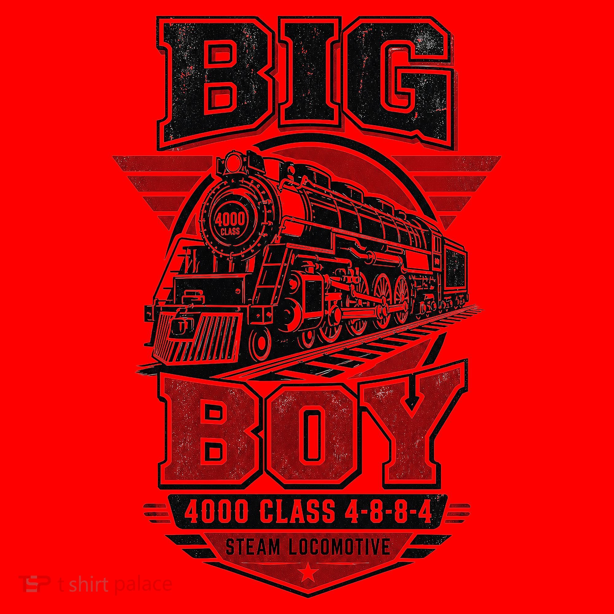 Big Boy 4000 Class Steam Locomotive American Train Santa Hat