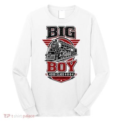 Big Boy 4000 Class Steam Locomotive American Train Long Sleeve Shirt