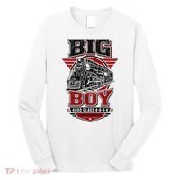 Big Boy 4000 Class Steam Locomotive American Train Long Sleeve Shirt thumb 0
