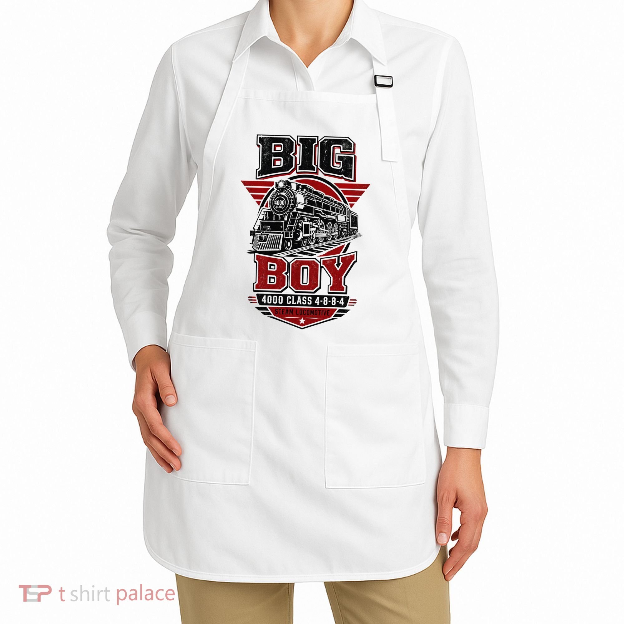 Big Boy 4000 Class Steam Locomotive American Train Apron