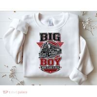 Big Boy 4000 Class Steam Locomotive American Train Sweatshirt thumb 2