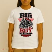 Big Boy 4000 Class Steam Locomotive American Train T-Shirt thumb 4