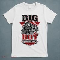 Big Boy 4000 Class Steam Locomotive American Train T-Shirt thumb 5