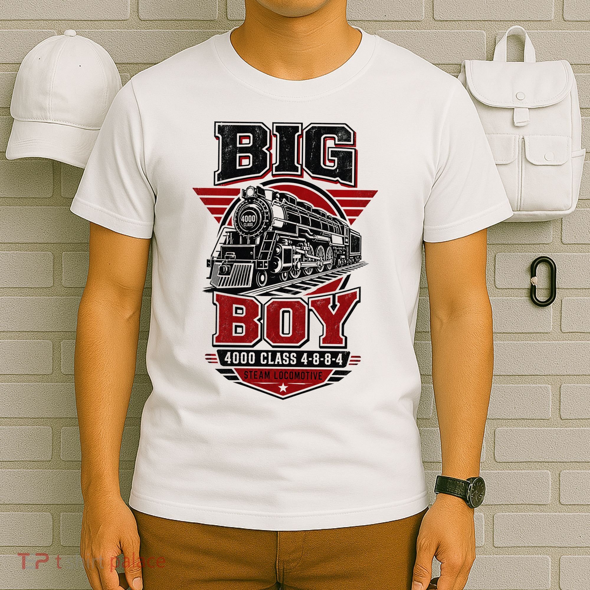 Big Boy 4000 Class Steam Locomotive American Train T-Shirt