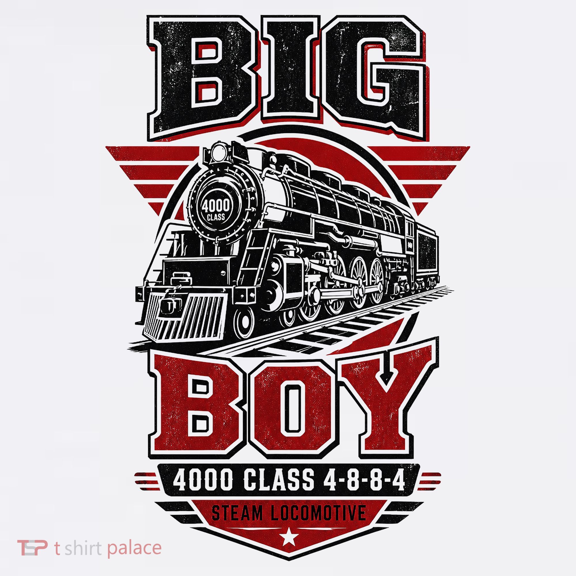 Big Boy 4000 Class Steam Locomotive American Train T-Shirt