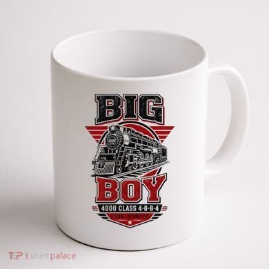 Big Boy 4000 Class Steam Locomotive American Train Coffee Mug back