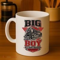 Big Boy 4000 Class Steam Locomotive American Train Coffee Mug thumb 4