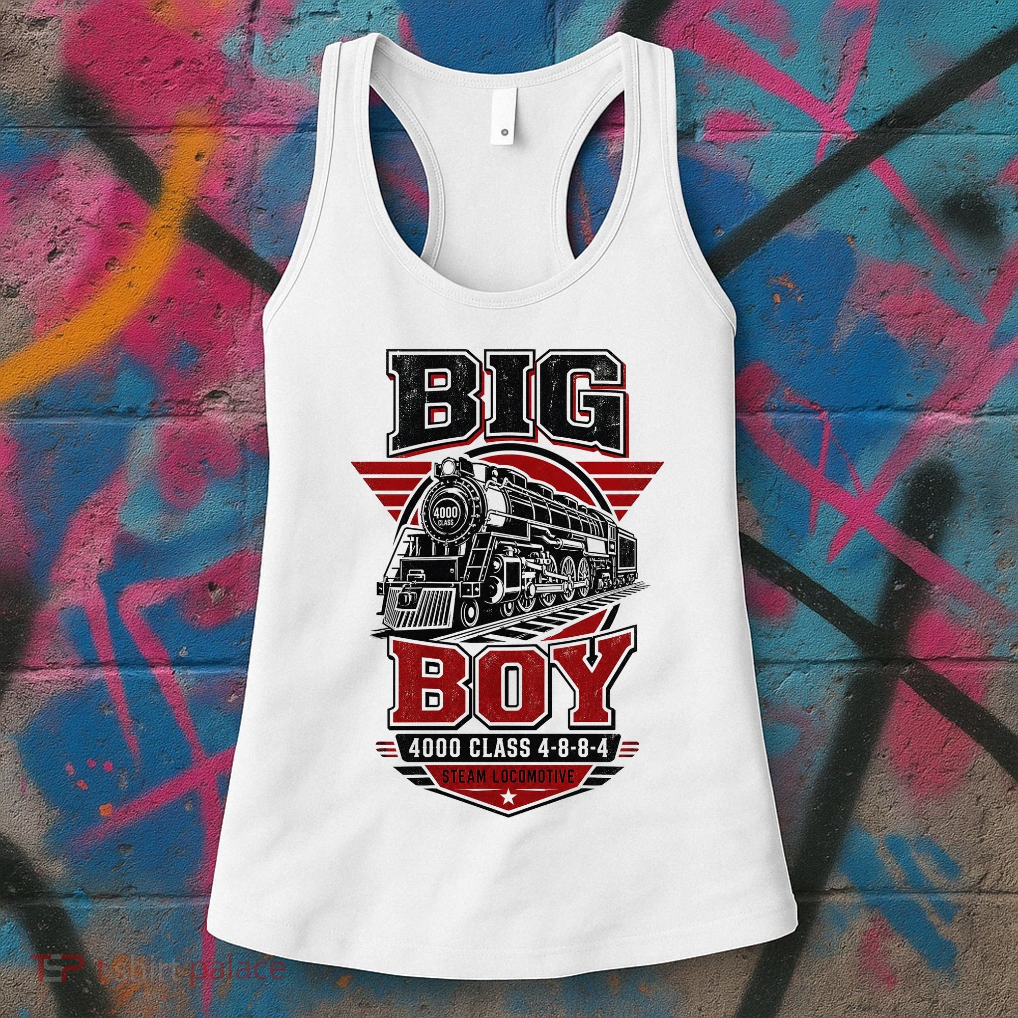 Big Boy 4000 Class Steam Locomotive American Train Women's Tank Top