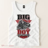 Big Boy 4000 Class Steam Locomotive American Train Tank Top thumb 2