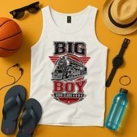 Big Boy 4000 Class Steam Locomotive American Train Tank Top thumb 4
