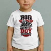 Big Boy 4000 Class Steam Locomotive American Train Toddler T-Shirt thumb 2