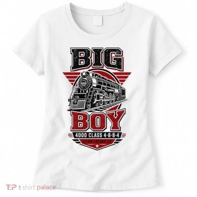 Big Boy 4000 Class Steam Locomotive American Train Women's T-Shirt