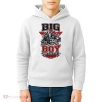 Big Boy 4000 Class Steam Locomotive American Train Kids Hoodie thumb 4