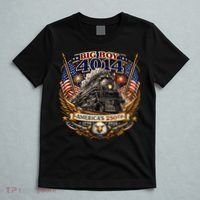 Big Boy 4014 Train 4th Of July US Flag Vintage  T-Shirt thumb 5
