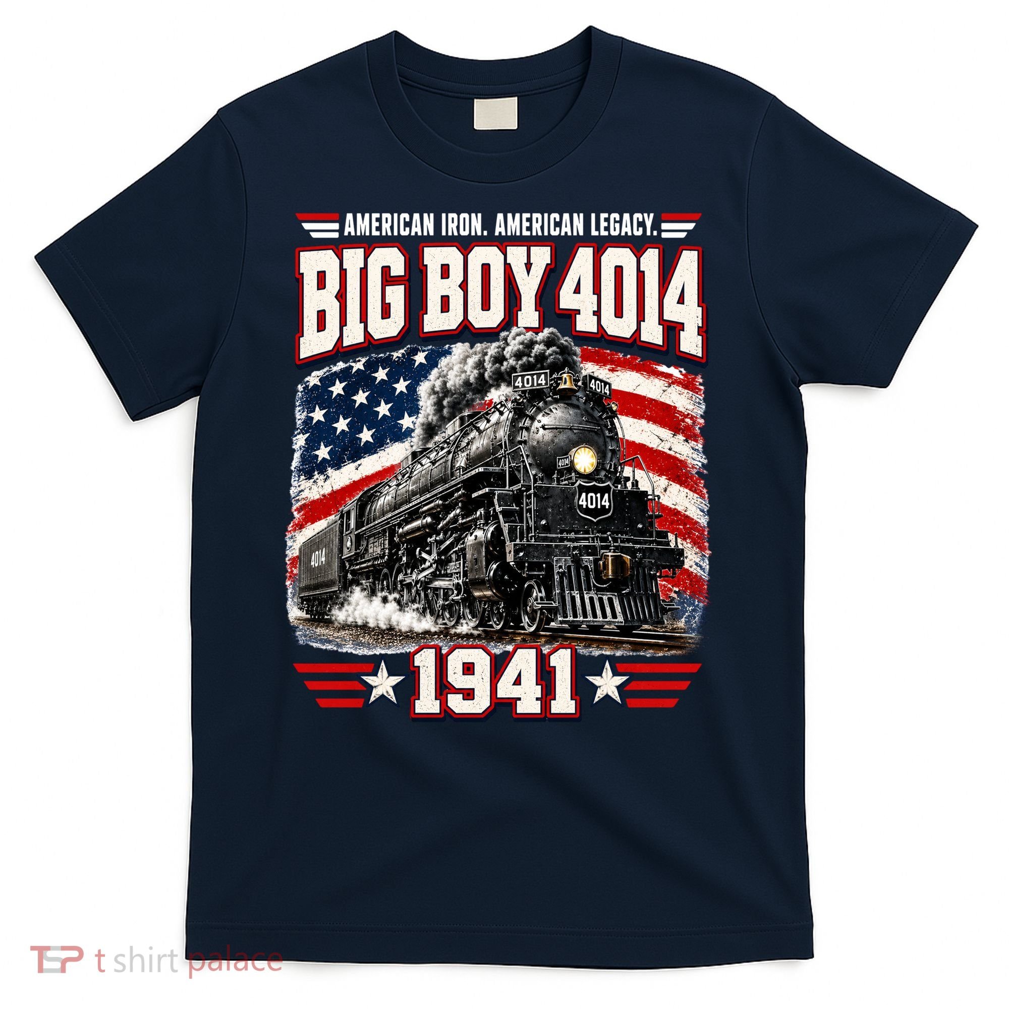 Big Boy 4014 Steam Locomotive Vintage Railroad T-Shirt
