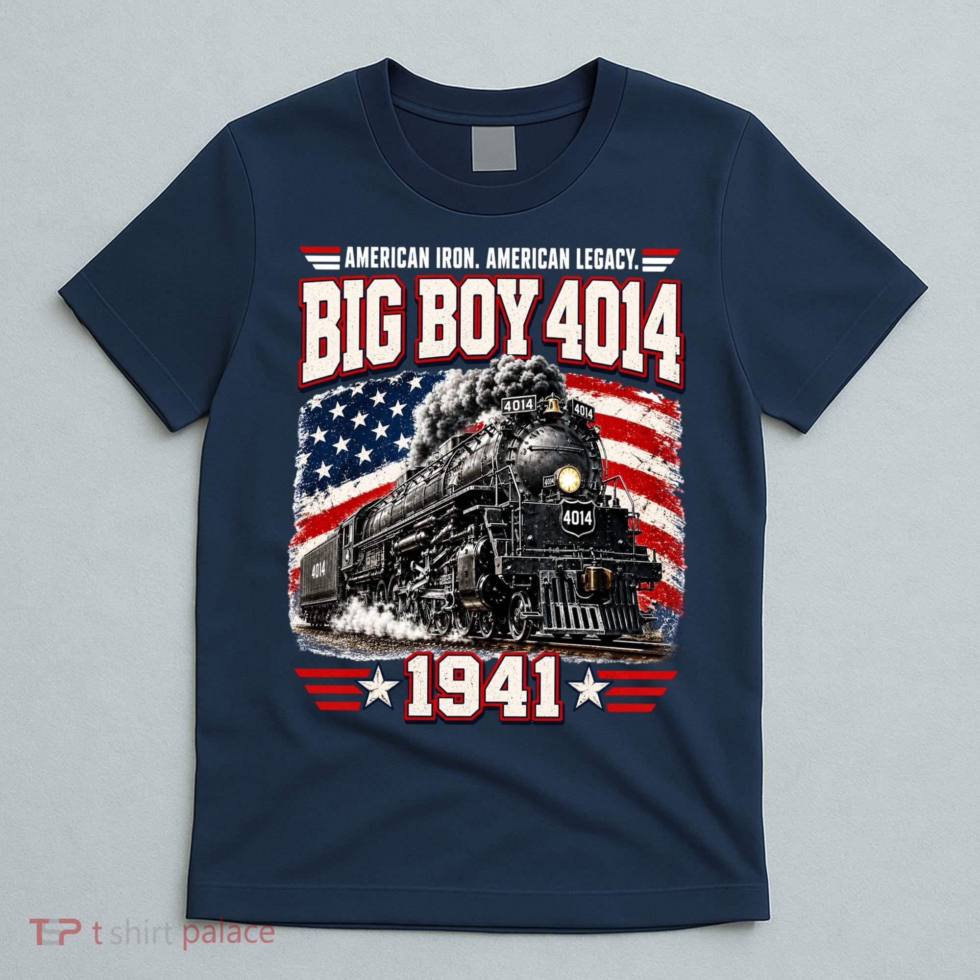 Big Boy 4014 Steam Locomotive Vintage Railroad T-Shirt