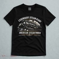 Big Boy 4014 Legendary Steam Train American Locomotive T-Shirt thumb 5