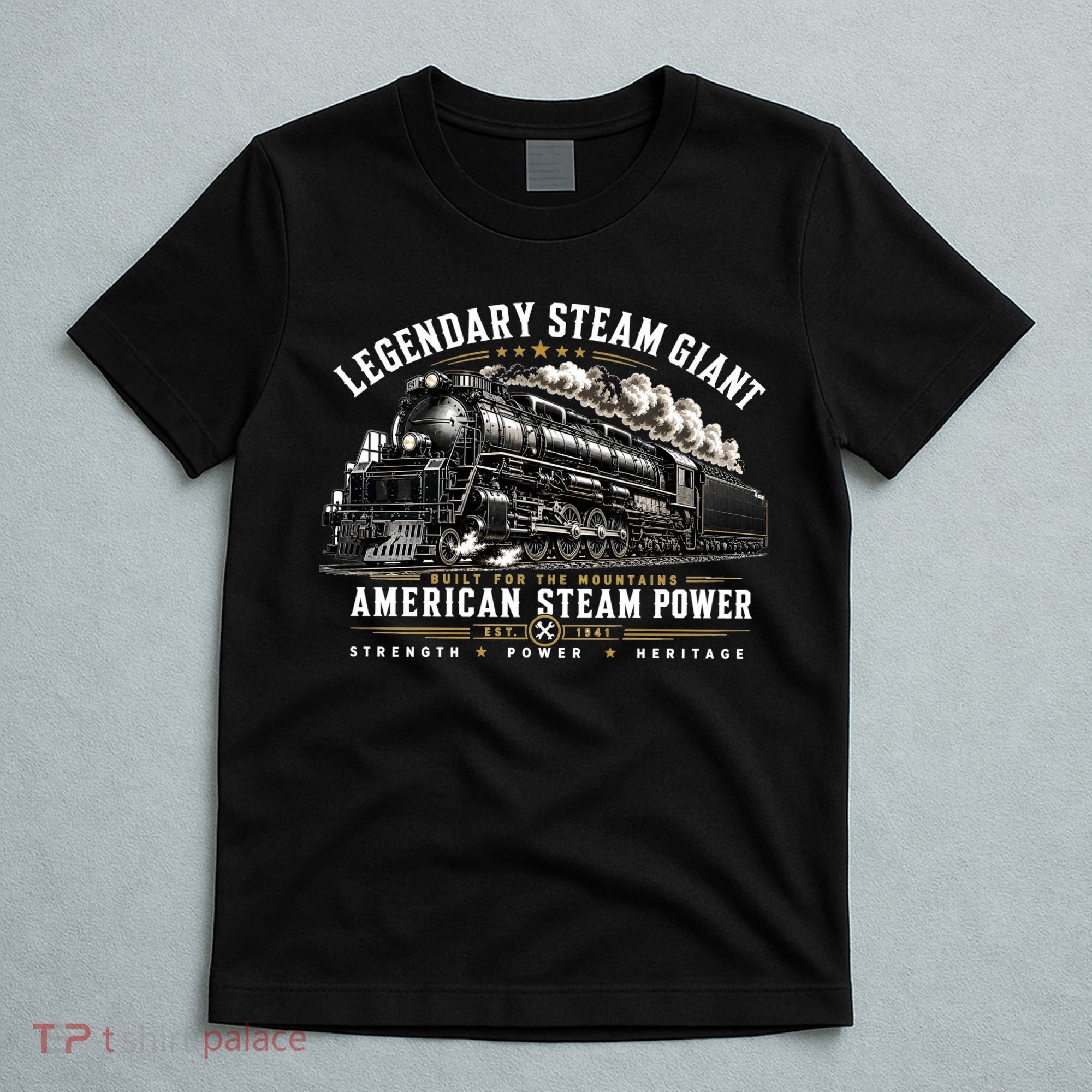 Big Boy 4014 Legendary Steam Train American Locomotive T-Shirt