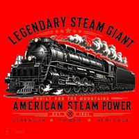 Big Boy 4014 Legendary Steam Train American Locomotive Santa Hat thumb 1