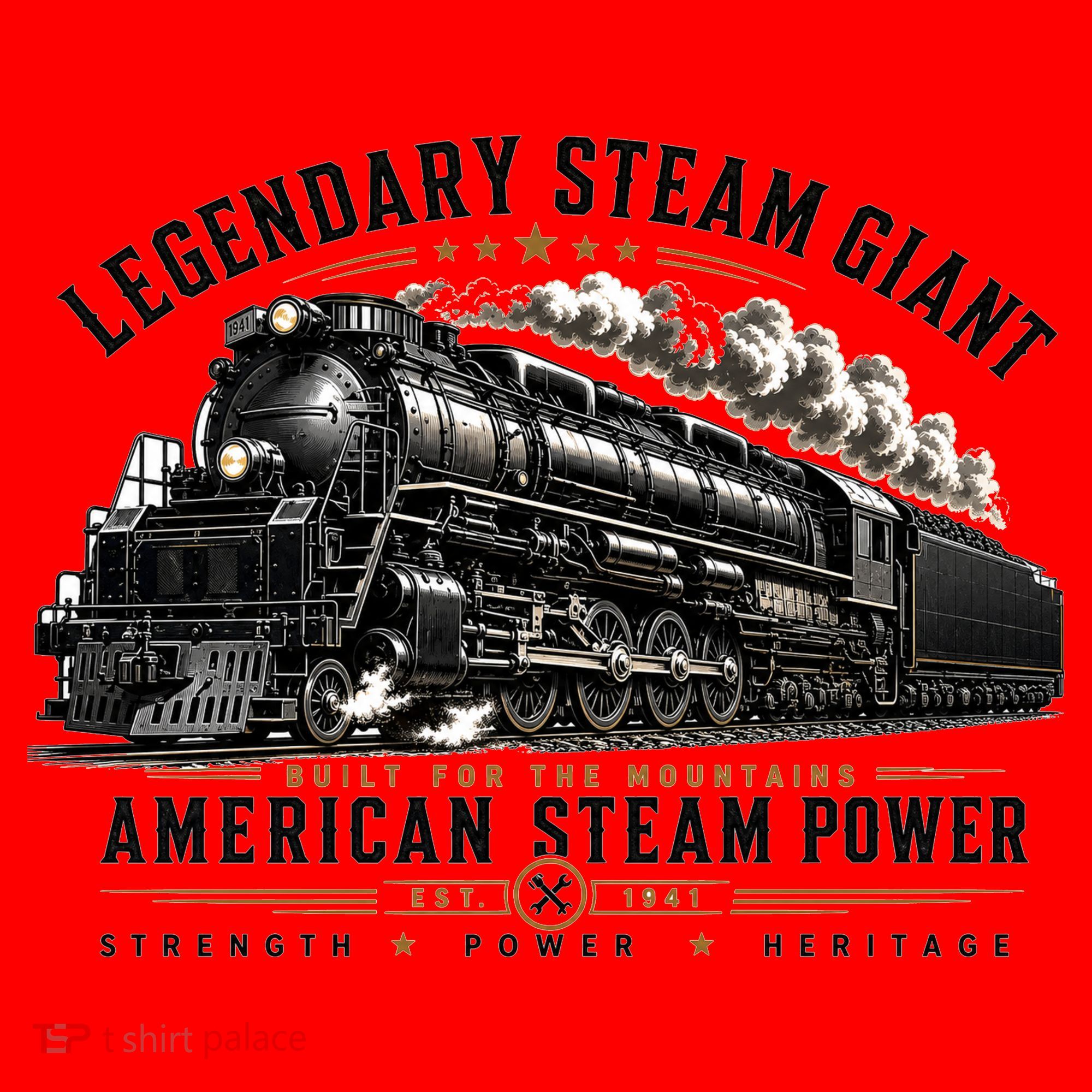 Big Boy 4014 Legendary Steam Train American Locomotive Santa Hat