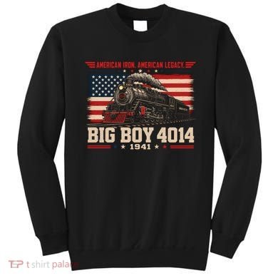Big Boy 4014 Steam Train American Iron Legacy Vinatge Sweatshirt