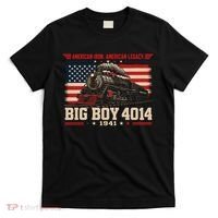 Big Boy 4014 Steam Train American Iron Legacy Vinatge T-Shirt thumb 0