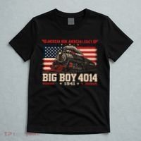 Big Boy 4014 Steam Train American Iron Legacy Vinatge T-Shirt thumb 5