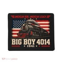 Big Boy 4014 Steam Train American Iron Legacy Vinatge Mousepad thumb 0