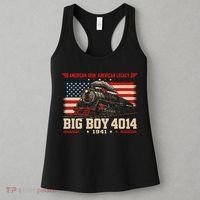 Big Boy 4014 Steam Train American Iron Legacy Vinatge Women's Tank Top thumb 3