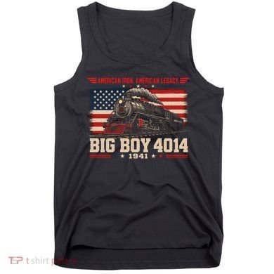 Big Boy 4014 Steam Train American Iron Legacy Vinatge Tank Top
