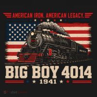 Big Boy 4014 Steam Train American Iron Legacy Vinatge Visor thumb 3