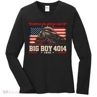 Big Boy 4014 Steam Train American Iron Legacy Vinatge Women's Long Sleeve Shirt thumb 0
