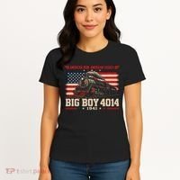 Big Boy 4014 Steam Train American Iron Legacy Vinatge Women's T-Shirt thumb 4