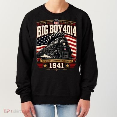 Big Boy 4014 Steam Engine Locomotive Train Railroad Women's Sweatshirt
