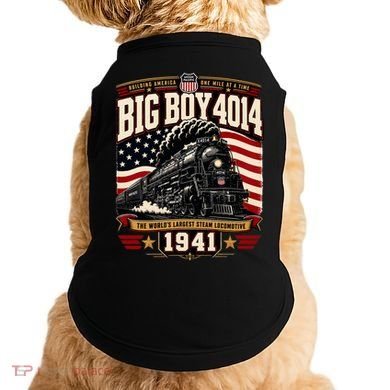 Big Boy 4014 Steam Engine Locomotive Train Railroad Doggie Tank