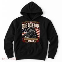 Big Boy 4014 Steam Engine Locomotive Train Railroad Hoodie thumb 0