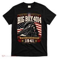 Big Boy 4014 Steam Engine Locomotive Train Railroad T-Shirt thumb 0