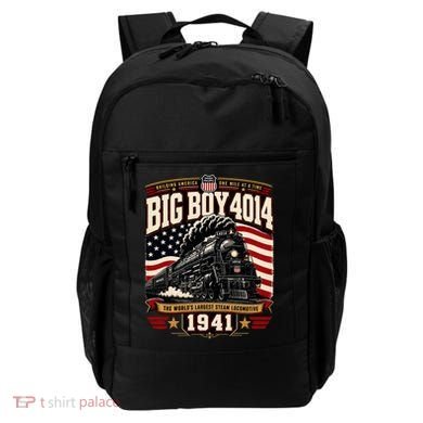 Big Boy 4014 Steam Engine Locomotive Train Railroad Backpack